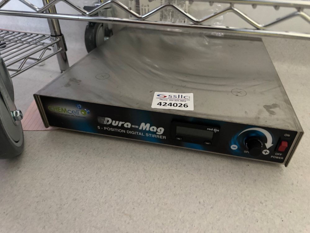 Image of Chemglass ChemCell Dura-Mag 5-Position Digital Stirrer